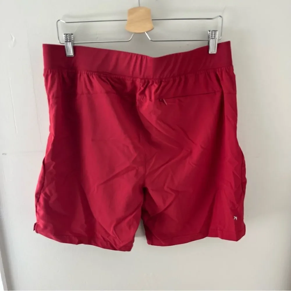 Glyder Red Active Shorts 7”